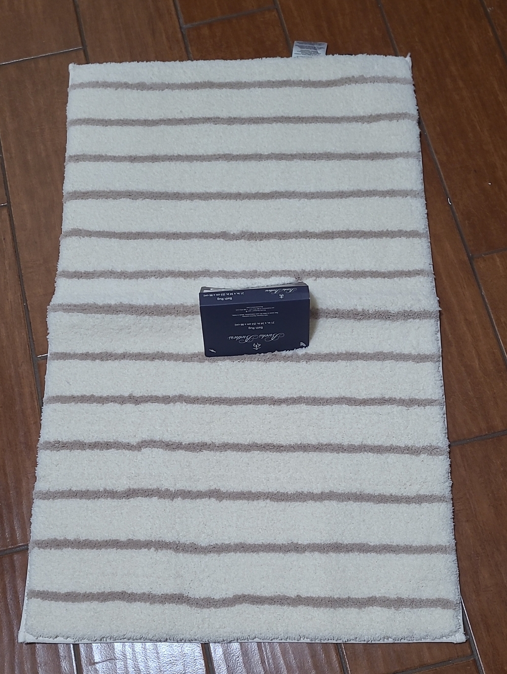 Brooks Brothers Striped Bath Rug